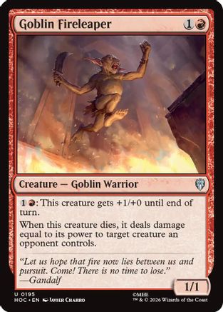 Goblin Fireleaper  (HOC-195) - [The Hobbit: Eternal-Legal]