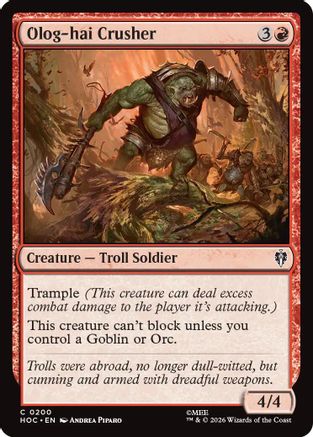 Olog-hai Crusher  (HOC-200) - [The Hobbit: Eternal-Legal]