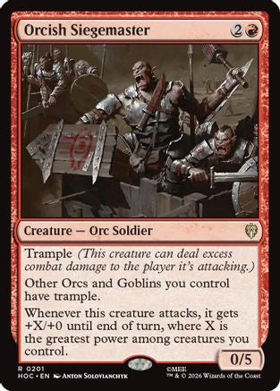 Orcish Siegemaster  (HOC-201) - [The Hobbit: Eternal-Legal]