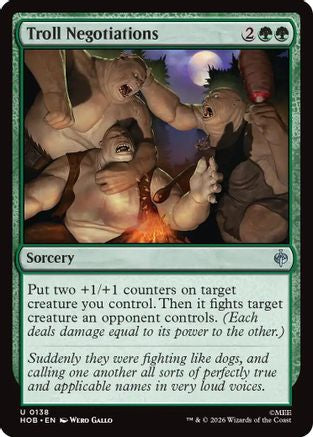 Troll Negotiations  [Foil]  (HOB-138) - [The Hobbit]