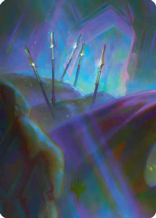 Long-Lost Lances Art Card (7/12)  (ASHOB-007) - [Art Series: The Hobbit]