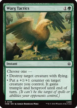 Warg Tactics  [Foil]  (HOB-139) - [The Hobbit]