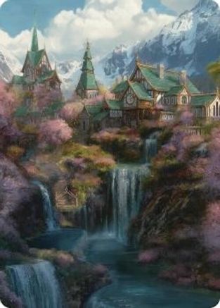 Rivendell Art Card  (ASHOB-040) - [Art Series: The Hobbit]