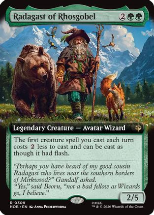 Radagast of Rhosgobel (Extended Art)  (HOB-309) - [The Hobbit]