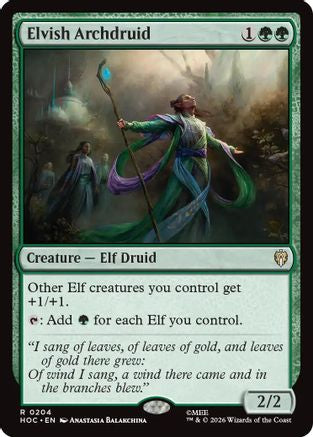 Elvish Archdruid  (HOC-204) - [The Hobbit: Eternal-Legal]