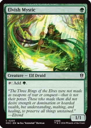 Elvish Mystic  (HOC-205) - [The Hobbit: Eternal-Legal]