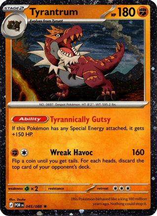 Tyrantrum - 045/088 (Cosmos Holo) - (45/088) Holofoil [Blister Exclusives]