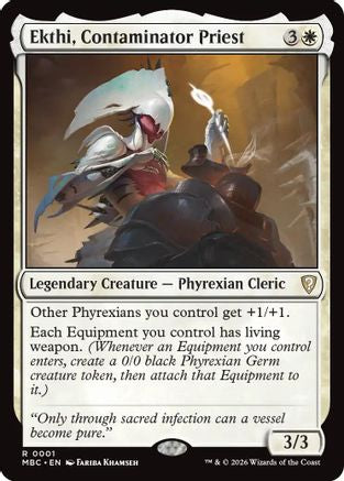 Ekthi, Contaminator Priest  [Foil]  (-001) - [Mystery Booster Commander Edition]