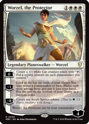 Worzel, the Protector  [Foil]  (-005) - [Mystery Booster Commander Edition]