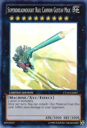 Superdreadnought Rail Cannon Gustav Max [CT10-EN007] Super Rare - Trinity Hobby