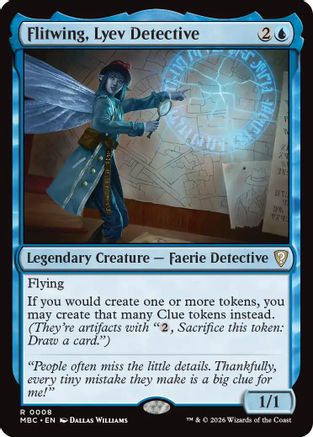 Flitwing, Lyev Detective  (-008) - [Mystery Booster Commander Edition]
