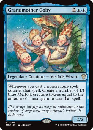Grandmother Goby  (-009) - [Mystery Booster Commander Edition]