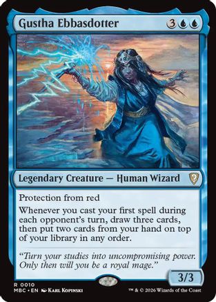 Gustha Ebbasdotter  [Foil]  (-010) - [Mystery Booster Commander Edition]