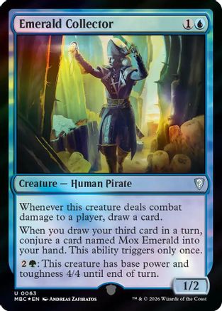 Emerald Collector  [Foil]  (-063) - [Mystery Booster Commander Edition]