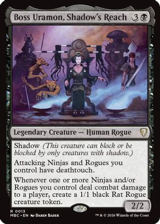 Boss Uramon, Shadow's Reach  (-013) - [Mystery Booster Commander Edition]