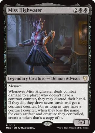 Miss Highwater  (-016) - [Mystery Booster Commander Edition]
