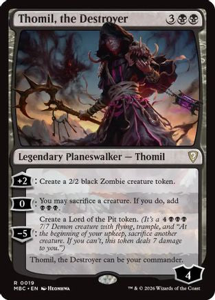 Thomil, the Destroyer  [Foil]  (-019) - [Mystery Booster Commander Edition]