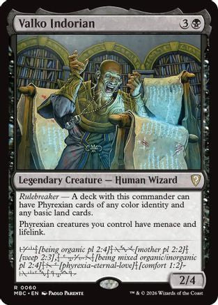 Valko Indorian  (-060) - [Mystery Booster Commander Edition]
