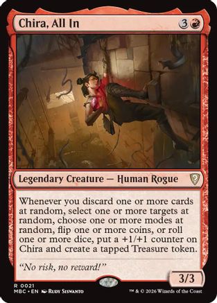 Chira, All In  [Foil]  (-021) - [Mystery Booster Commander Edition]