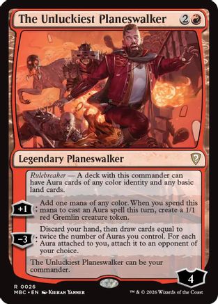The Unluckiest Planeswalker  [Foil]  (-026) - [Mystery Booster Commander Edition]