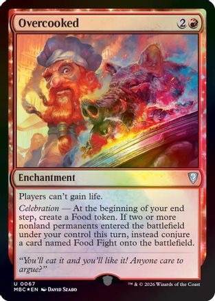 Overcooked  [Foil]  (-067) - [Mystery Booster Commander Edition]