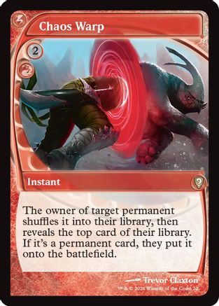Chaos Warp (Future Sight)  [Foil]  (-072) - [Mystery Booster Commander Edition]