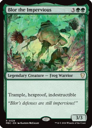 Blor the Impervious  [Foil]  (-028) - [Mystery Booster Commander Edition]