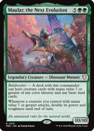 Maular, the Next Evolution  (-031) - [Mystery Booster Commander Edition]