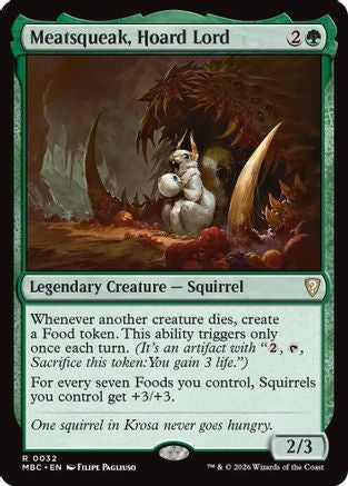 Meatsqueak, Hoard Lord  [Foil]  (-032) - [Mystery Booster Commander Edition]