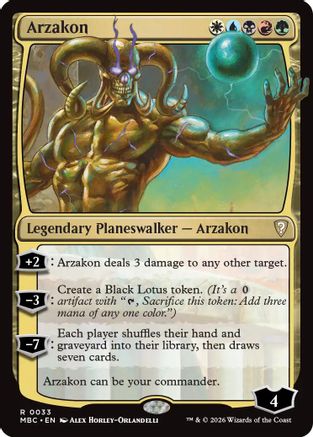 Arzakon  [Foil]  (-033) - [Mystery Booster Commander Edition]