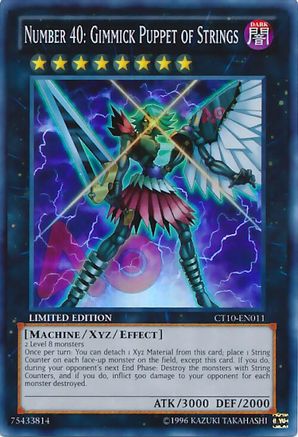 Number 40: Gimmick Puppet of Strings [CT10-EN011] Super Rare - Trinity Hobby