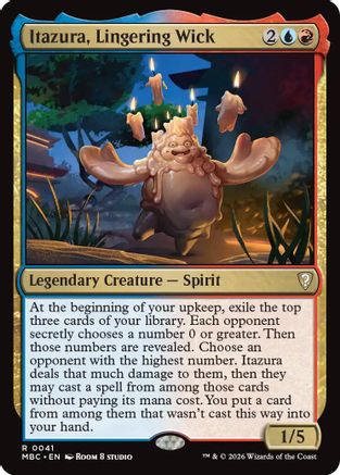 Itazura, Lingering Wick  (-041) - [Mystery Booster Commander Edition]