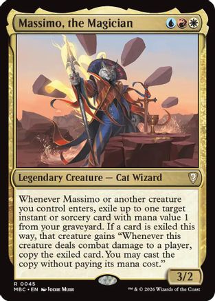 Massimo, the Magician  [Foil]  (-045) - [Mystery Booster Commander Edition]