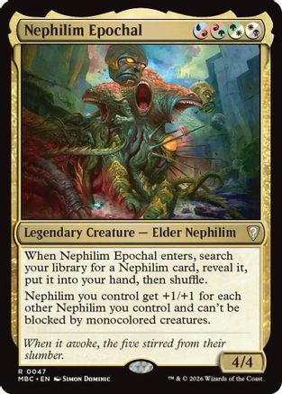 Nephilim Epochal  [Foil]  (-047) - [Mystery Booster Commander Edition]