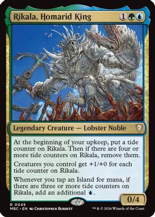 Rikala, Homarid King  (-049) - [Mystery Booster Commander Edition]