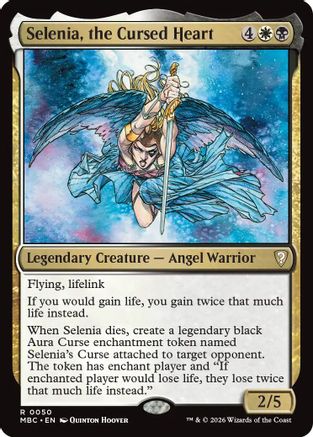Selenia, the Cursed Heart  (-050) - [Mystery Booster Commander Edition]