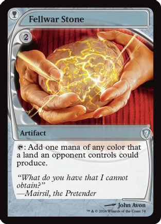 Fellwar Stone (Future Sight)  (-074) - [Mystery Booster Commander Edition]
