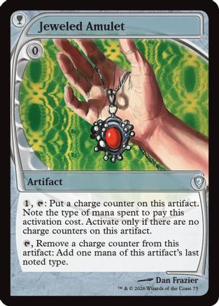 Jeweled Amulet (Future Sight)  (-075) - [Mystery Booster Commander Edition]