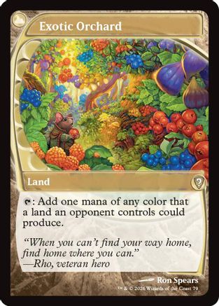 Exotic Orchard (Future Sight)  [Foil]  (-079) - [Mystery Booster Commander Edition]