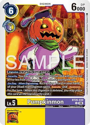 Pumpkinmon (BT26-030) - [Timeless Bonds]