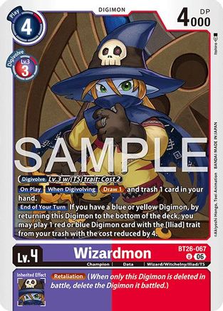 Wizardmon (BT26-067) - [Timeless Bonds]