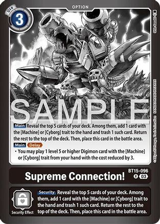 Supreme Connection! (BT15-096) - [Limited Card Pack -Final Crest-] Foil