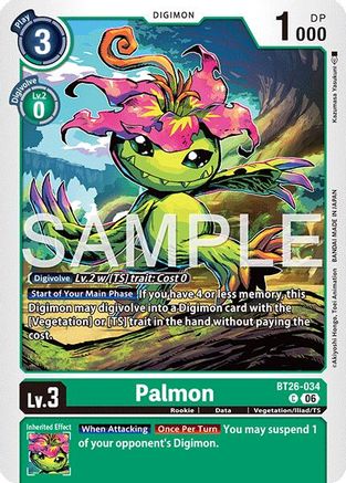 Palmon (BT26-034) - [Timeless Bonds]