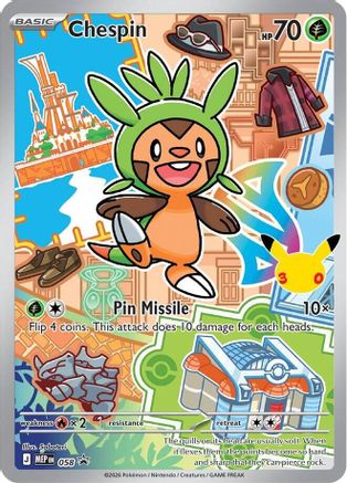 Chespin -  058 - (058) Holofoil [ME Mega Evolution Promo]