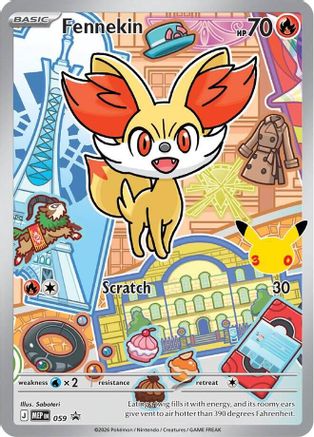 Fennekin -  059 - (059) Holofoil [ME Mega Evolution Promo]