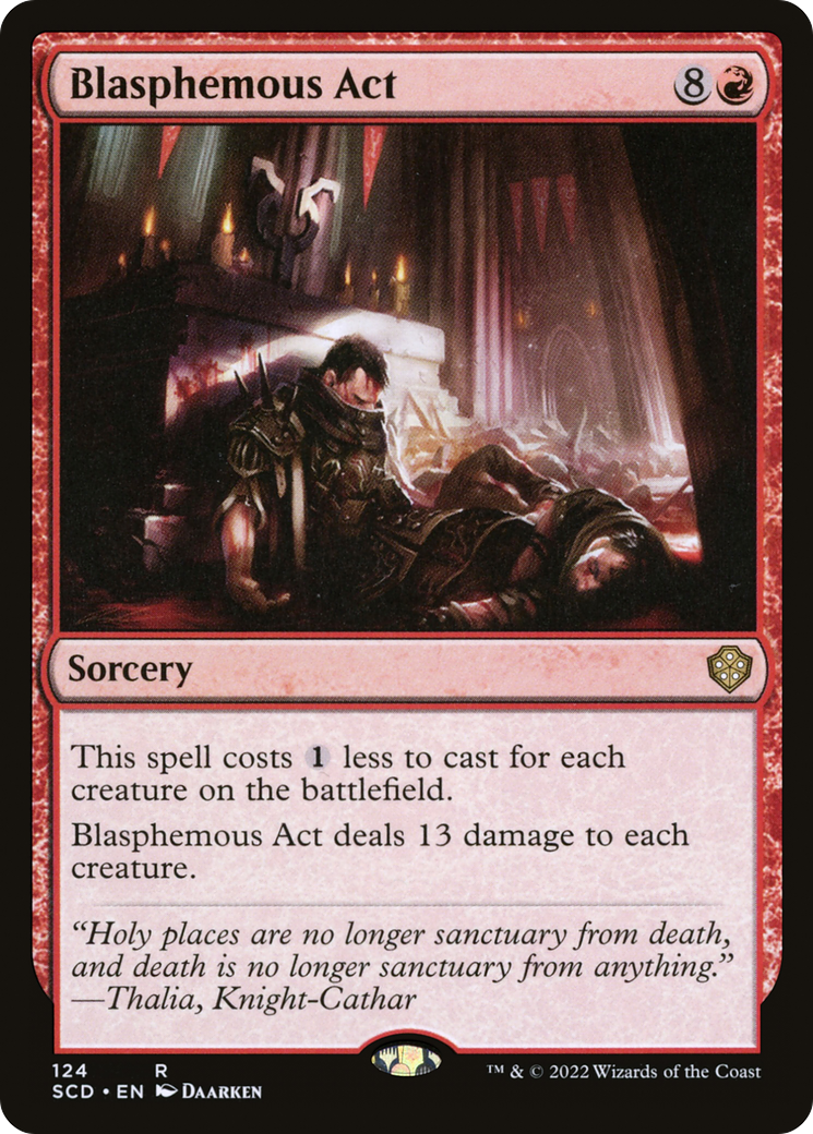 Blasphemous Act [Starter Commander Decks] - Trinity Hobby