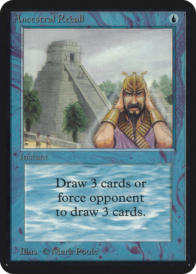 Ancestral Recall [Alpha Edition] - Trinity Hobby