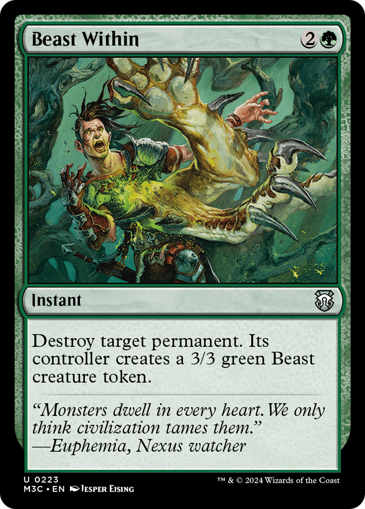 Beast Within [Modern Horizons 3 Commander] - Trinity Hobby