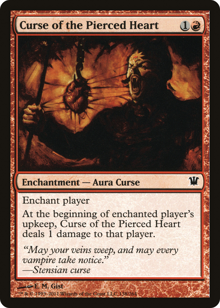 Curse of the Pierced Heart [Innistrad] - Trinity Hobby