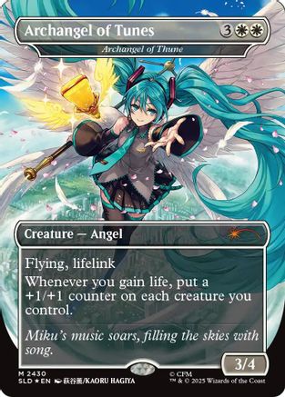 Archangel of Tunes  - Archangel of Thune  [Foil]  (SLD-2430) - [Secret Lair Drop Series]